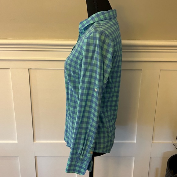 Vineyard Vines checked half button down popover - Picture 5 of 5